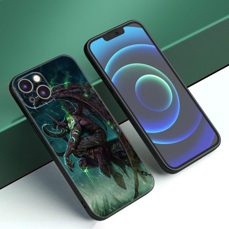 Чехол для телефона World of Warcraft для Apple iPhone 12 13 Mini 11 14 15 Pro Max 7 8 Plus X XR XS SE 2020 2022 черный силиконовый чехол