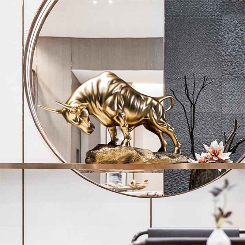 Декор фигурки быка Тельца: Роскошное украшение для гостиной и винного шкафа с бесплатной доставкой — идеальный декоративный подарок для мужчин