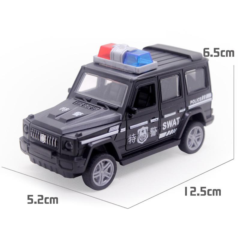 1Pcs Simulated Fire Fighting Scene Car Mini Pull Back Toy Vehicle Model Wind Up Police Truck Ambulance For Children Boys Gift