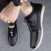 Fashion Men's Leather Shoes Spring Summer 2025 New Trendy All-match Comfy Casual Men Shoes Lightweight Sneakers Flats Shoes Size 37-45