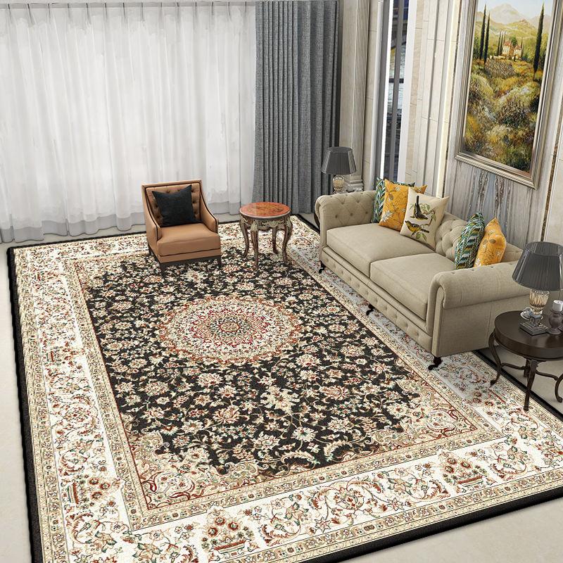 Ковер в стиле бохо для гостиной, противоскользящий, легко чистящийся, коврик для диванных столиков, пушистый мягкий ковер для офиса, большой площади, машинная стирка