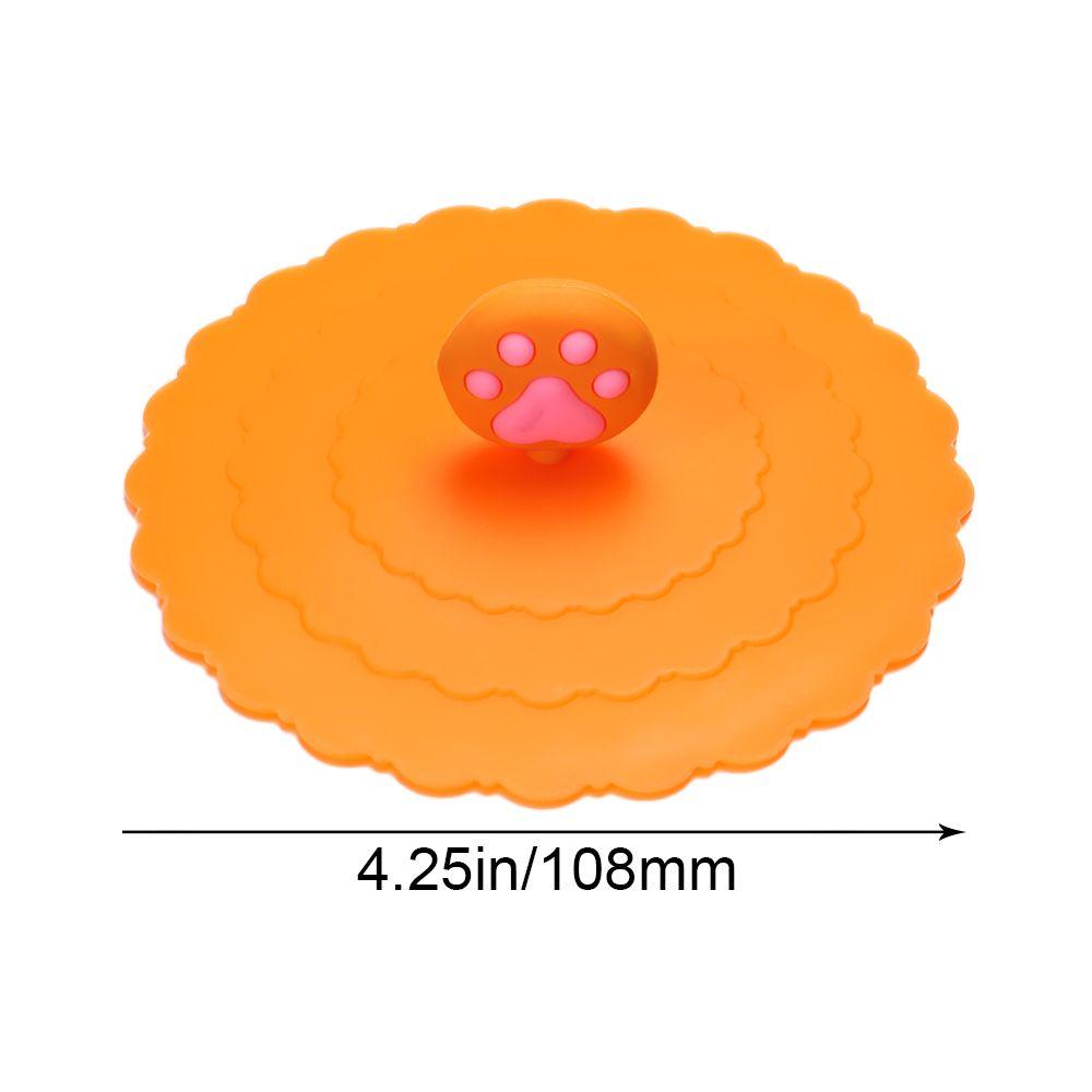 Seal Tea Coffee Lids Cap Leakproof Dustproof Suction Cup Cover Silicone Cup Cover