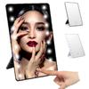 LED Light Makeup Mirror With Light Lamp Portable Touch Screen Cosmetic Mirror Beauty Desktop Vanity Table Stand Mirrors New