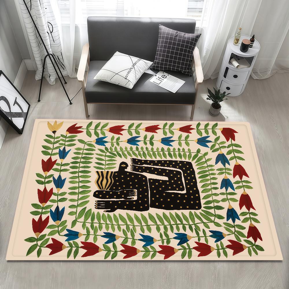 Door Animal Mat Bedside J-Joao Entrance Bath Floor Decoration Corridor Door Mat Carpet Incerti Art Living Room Balcony