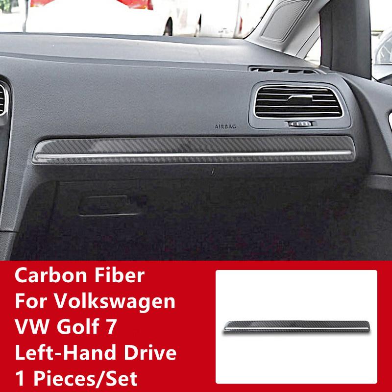 Автомобильный второй пилот, бардачок, бардачок, модификация крышки, накладка, полоски, наклейки для Volkswagen Golf 7, интерьер