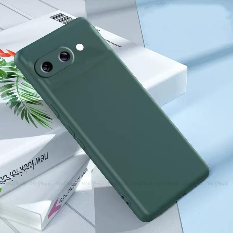 Для чехла Google Pixel 9A Крышка Google Pixel9A Pixel 9A Capas Противоударный бампер Жидкий силикон ТПУ Мягкие чехлы Pixel 9A