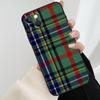 Чехол для телефона Clan Stewart с узором в клетку для iPhone 17 Pro Max 15 14 13 11 12 16 Pro Max mini 15 16 Plus 16e 17 Air Cover