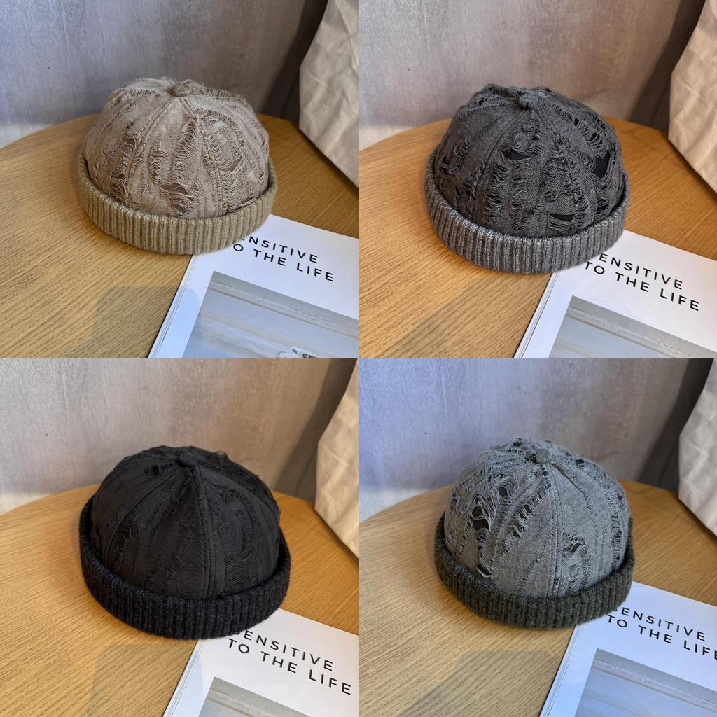 Cap Distressed Retro Newsboy Hat With Adjustable And Windproof Cotton Material