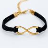 Fashion Symbol 8 Word Leather Rope Bracelet Personality Universal Bracelet Jewelry