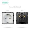 BSEED Wifi Умные сенсорные выключатели 1/2/3 клавиши Функциональные компоненты Совместимы с приложением Tuya Smart Life EU Розетка Стеклянные передние панели Запасные части