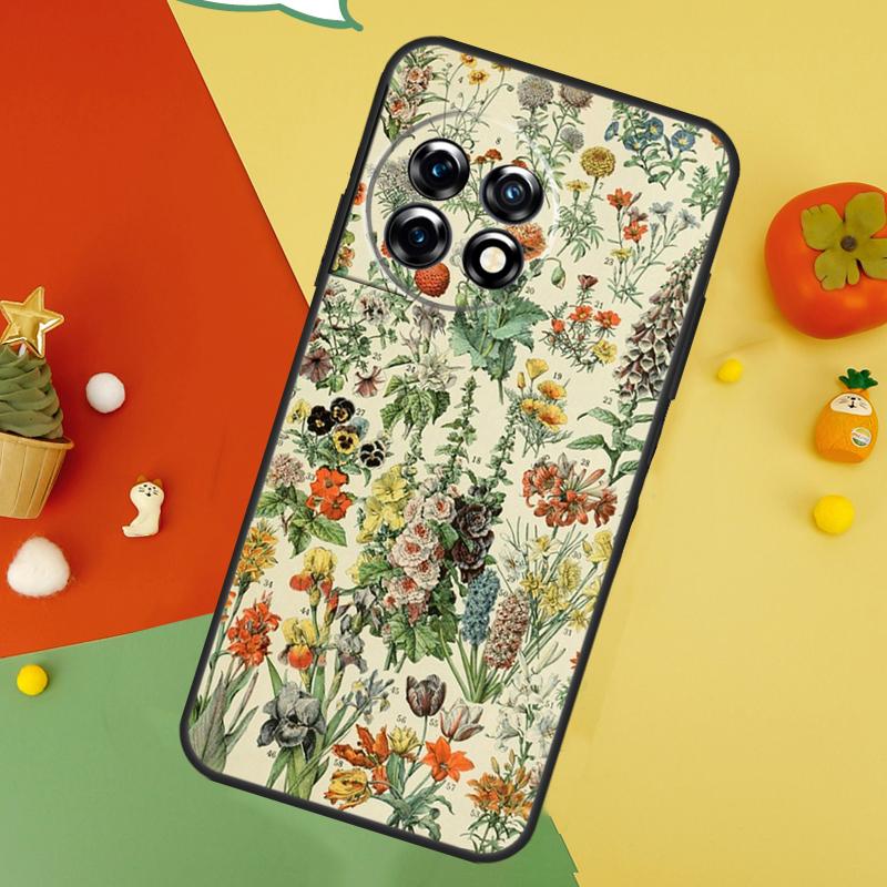 Чехол-арт с цветами для OnePlus Nord 5 CE 2 3 4 Lite N20 N30 OnePlus 15 13 12 11 10 10T 12R 13T 13R