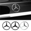 Новый 2025 Для Mercedes Benz 9 см АБС Наклейка на заднюю часть автомобиля Эмблема на багажник Наклейка для Mercedes Benz S320 W164 W203 W204 W168 C180 E320 A200