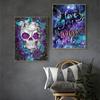 Diy Skull Painting Diamond 5d Flower Alphabet Diamond Embroidery Cross Stitch Kit Full Rhinestone Mosaic Home Decor Gift