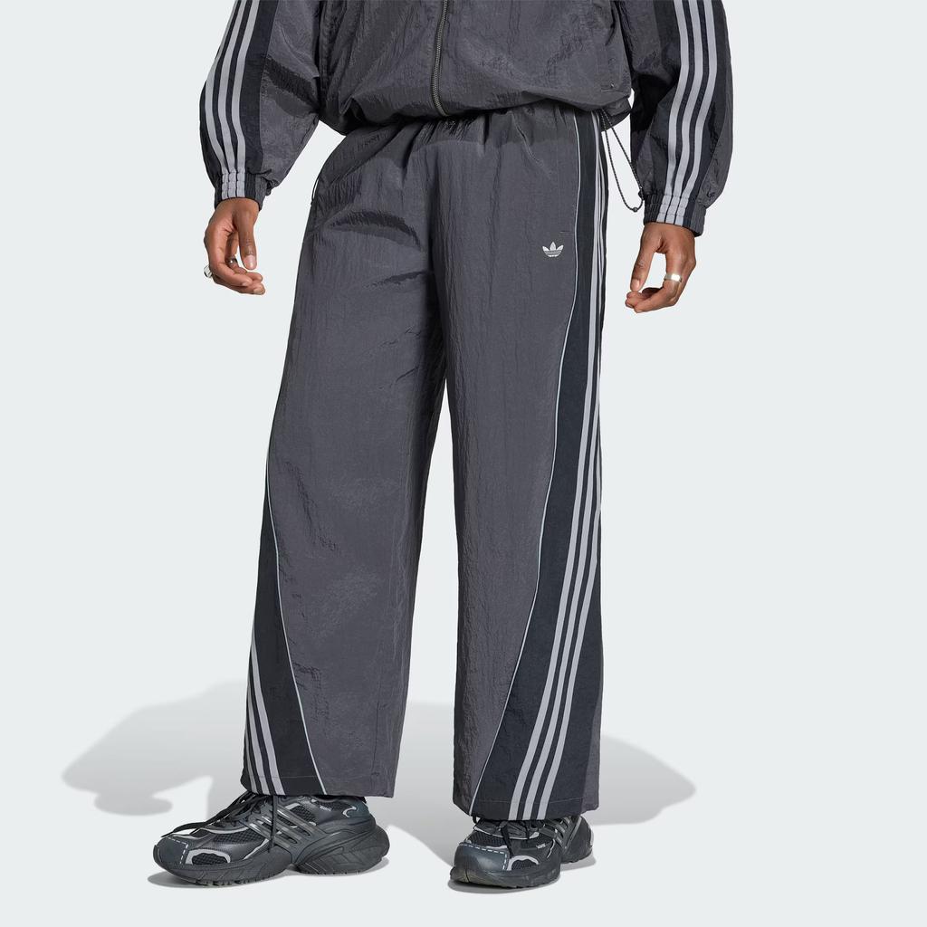 adidas Оригинальные Adilenium Свободные Полосатые Эластичная Талия Домашние Повседневные Тканые Спортивные Штаны Мужские брюки KX4833