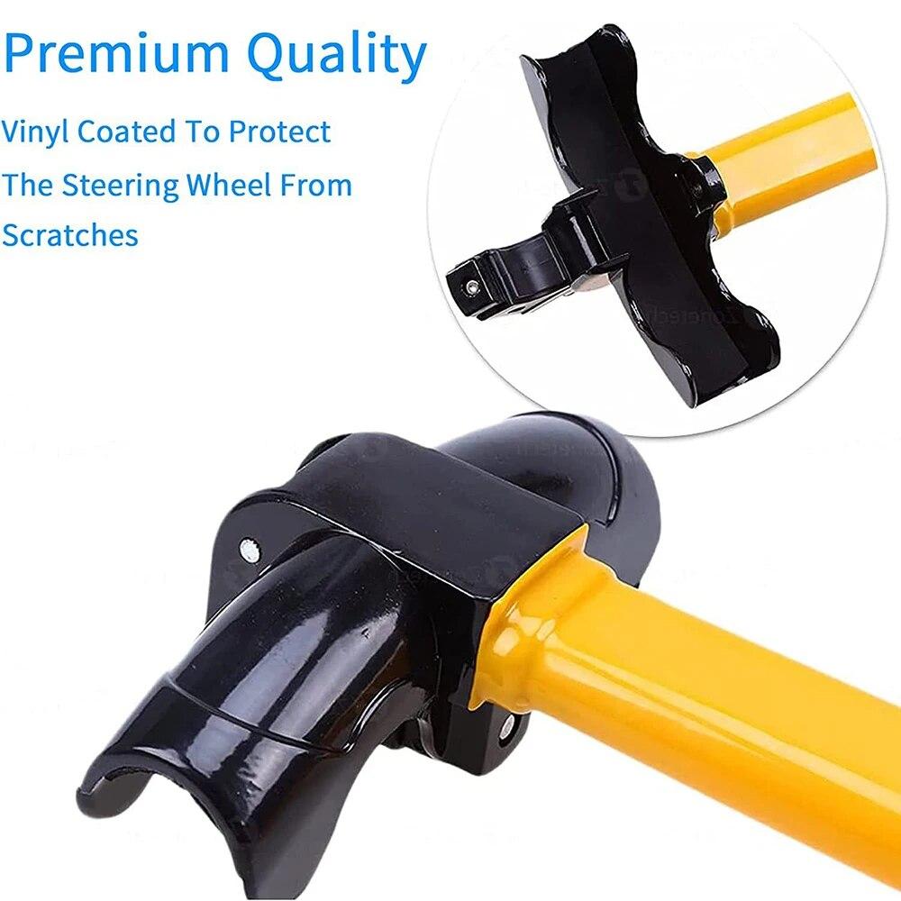 Универсальный автомобильный замок на рулевое колесо, подходит для максимальной безопасности, противоугонный Т-образный иммобилайзер рулевого колеса