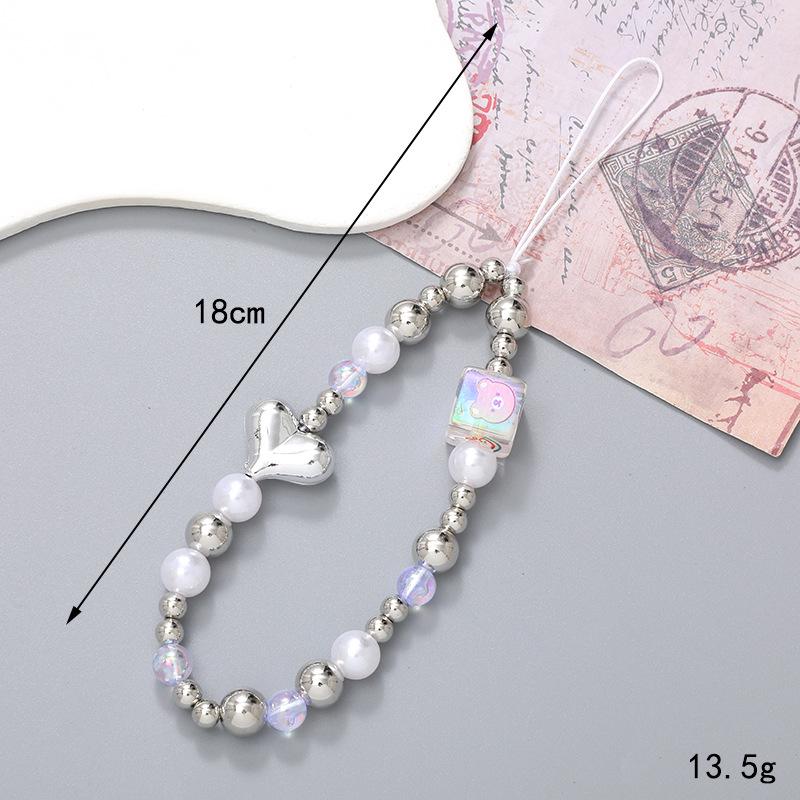 Красочный мультяшный чехол для телефона с ремешком и электропокрытием в квадратную клетку