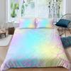 Fish Scales Duvet Cover Set Bedding Set Colorful Mermaid Scale Quilt Cover Pillowcase Queen Size Girls 2/3pcs Comforter Cover