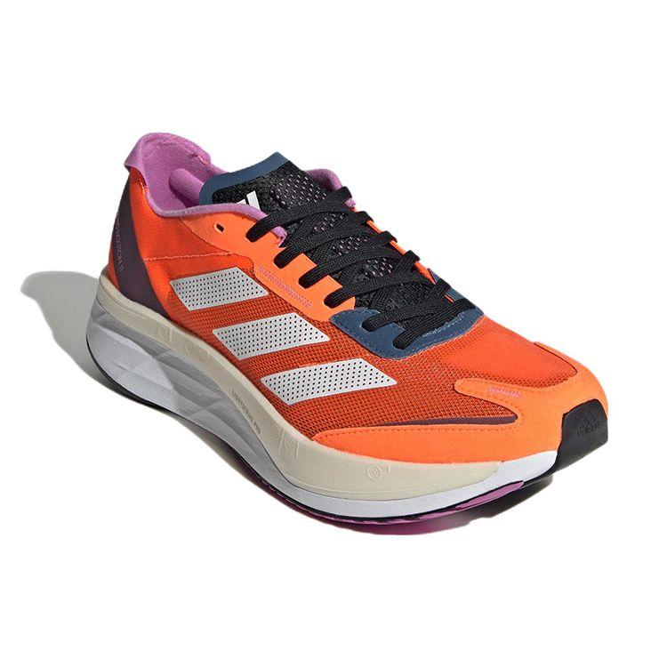 Adidas Adizero Boston 11 Solar Orange Unisex Sneakers Cloud-White Wonder-Steel GX6652