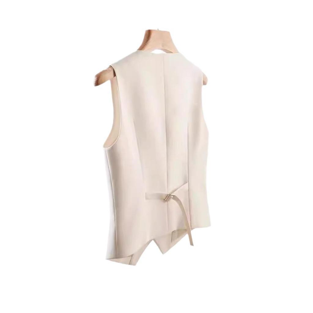 Женский универсальный жилет без рукавов: Профессиональная рабочая одежда для весны и осени