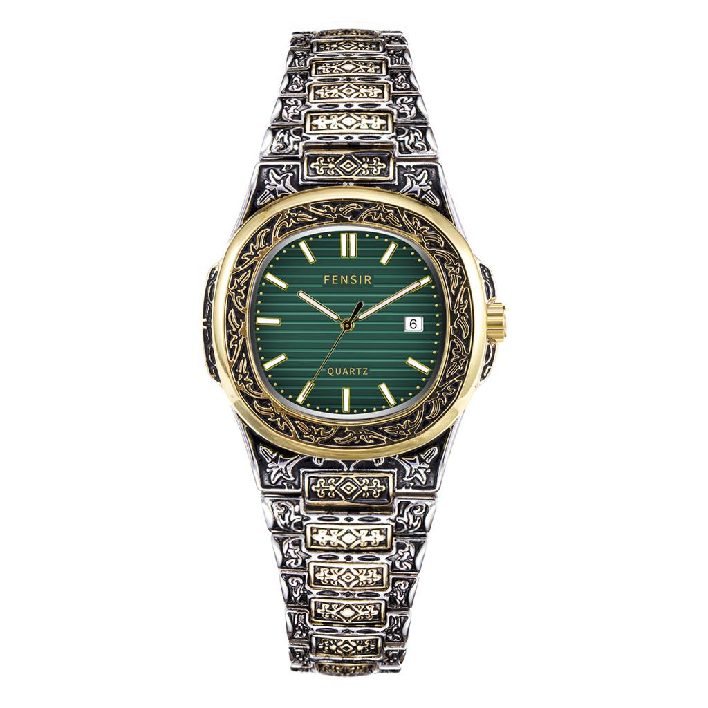 Роскошные мужские наручные часы Светящиеся Водонепроницаемые Дата Мужские часы Нержавеющая сталь Мужские кварцевые часы Повседневные мужские часы