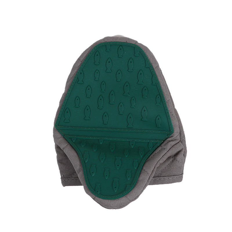 Silicone Anti Gloves Fish Shaped High Scald Kitchen Silicone Gloves Tray Dish Holder Oven Gloves Multi-purpose Gloves