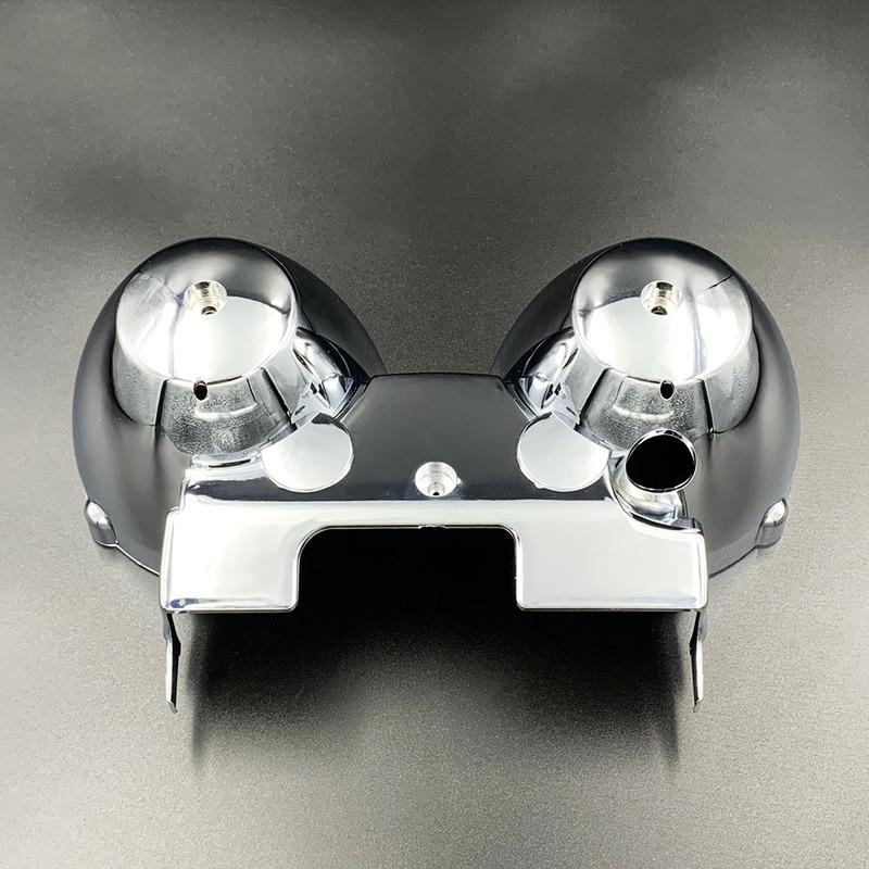 1 Комплект Хромированная Крышка Спидометра и Тахометра для Мотоцикла Оболочка Корпуса Датчика Скорости Moto для Kawasaki ER5 ER 5 ER-5 ER500