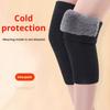 1 Pair Winter Warm Knee Pads  Thickened Winter Rabbit Fur Warm Knee Protector Anti Cold Fleece Knee Protector