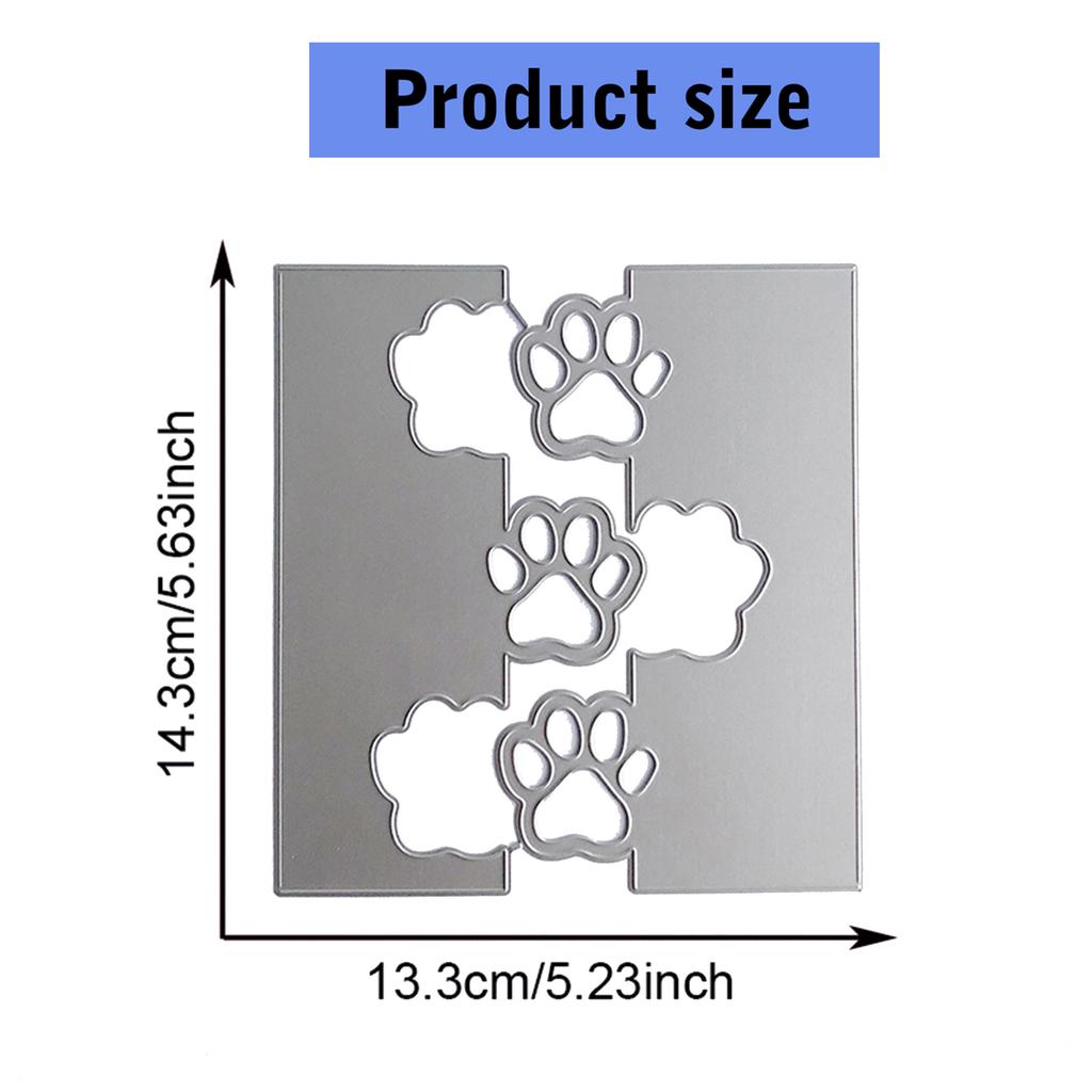 Лапки Печать Вырубные штампы Металлические вырубные штампы Шаблоны для тиснения Формы Вырубные штампы Трафареты для скрапбукинга Украшения для альбомов