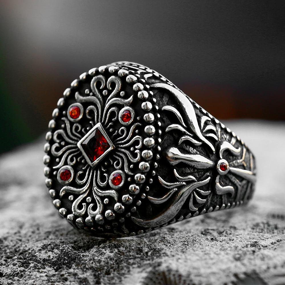 Модные простые кольца из нержавеющей стали 316L для мужчин и женщин, Панк Хип-Хоп, Квадратное кольцо-печатка с плоским верхом, Шарм, Вечерние украшения, Подарки