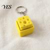 3D Print Clicker Printed Cheese Toy, Stress Relief Finger Decompression Toy Clicker, Pocket Size Push Button Fidget Keyboard Gadget