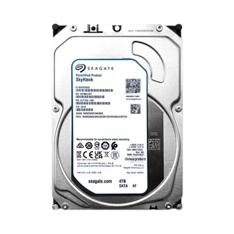 Seagate SkyHawk 4TB Surveillance Hard Drive