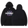 Winter Japan and South Korea loose shoulder style casual style simple commuter style autumn and winter hooded sweater