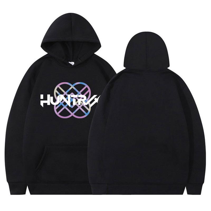 Winter Japan and South Korea loose shoulder style casual style simple commuter style autumn and winter hooded sweater