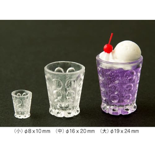 Kamejima Shoten Clay Jewelry Mold, Retro Glass (Round), 3D Hobby Tool, 1161