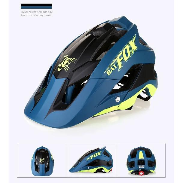 HOT overall molding BATFOX bike helmet ultra-light capacete ciclismo high quality MTB bike helmet casco ciclismo 7 colour DH AM