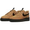 Nike Черные кроссовки унисекс Air Force 1 Low Wheat Tan Midnight-Navy BQ4326-700