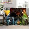 3D Игровое одеяло World of Warcraft WOW Король-лич DH, Мягкое плед для дома, спальни, кровати, дивана, пикника, путешествий, офиса, Покрытие для детей