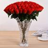 5/10Pcs Red Roses Bouquet Vase for Home Decor Garden Wedding Decorative Wreaths Diy Handwork Artificial Flowers Accessories