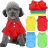 Fashion Dog Clothes for Teddy Small Dogs, Spring Summer Autumn Vest T-shirt Polo Shirt Cute Dog Clothes for Small Breeds, Cotto