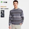 Shanshan Men's 100% Pure Wool Round Neck Sweater