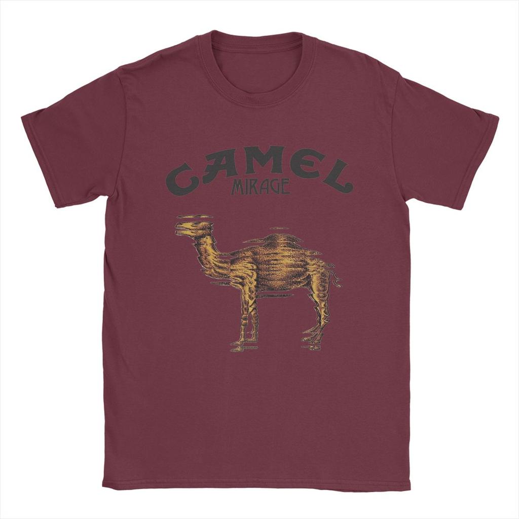 Футболка с принтом Camel Mirage Band Унисекс 100% Хлопок Новинка Футболки с круглым вырезом Топы с коротким рукавом 4XL 5XL