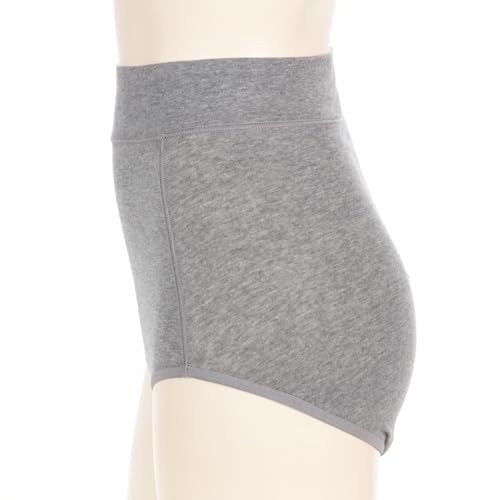 Atsugi Shefree Nighttime Deep-Length Sanitary Panties, Cotton Blend, Women's, Gray, 87465AS