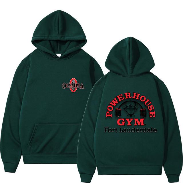 Зимняя OLYMPIA Gym Women Men Hoodie Oversize Y2K Unisex Jogger Punk Sportswear Clothing Fashion Streetwear