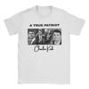 A True Patriot Charlie Kirk T-Shirt for Men Funny Pure Cotton Tee Shirt Crew Neck Short Sleeve T Shirt Plus Size Clothing