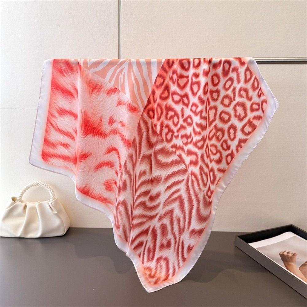 Thin Silk Shawl Soft Headband Fashion Square Scarf Women