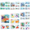 Children's Educational Alphabet Cloth Book Tear-resistant With Sound Paper 3d Dinosaur Ocean Cloth Book