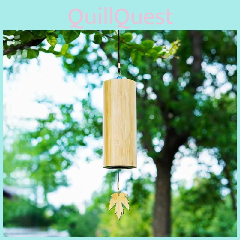 Wooden Bamboo Chime Ornament With Handcrafted Technique For Gift And Home Decoration