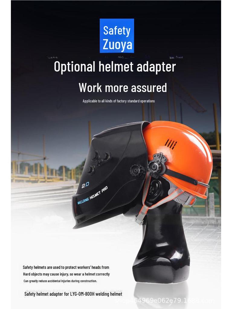 Head-Mounted Flip-Up Welding Mask for Arc Welding - Anti-Glare Protection