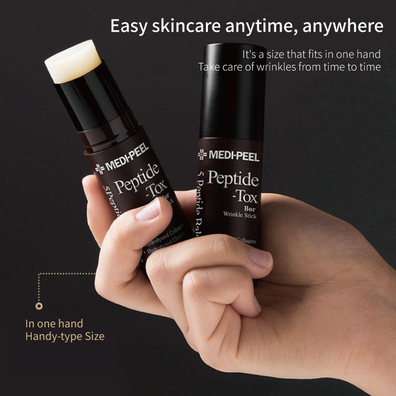 Medipeel Пептидный карандаш от морщин Tox-bor 10 г. Крем-каштан, эластичность, питательное отбеливание морщин.