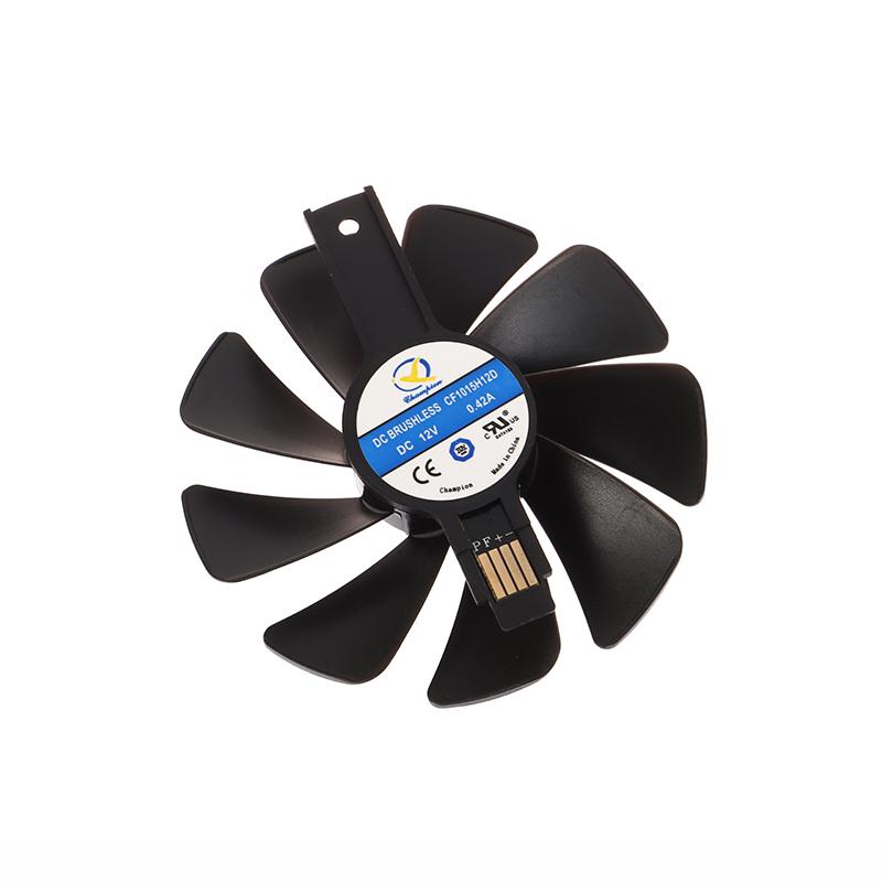Вентилятор охлаждения Cf1015H12D для Radeon Rx 470 480 580 570 Nitro Mining Edition Rx580 Rx480 игровой видеокарты вентилятор охлаждения